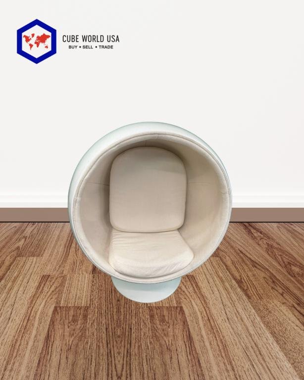 Men In Black Egg Shape Style Chair White