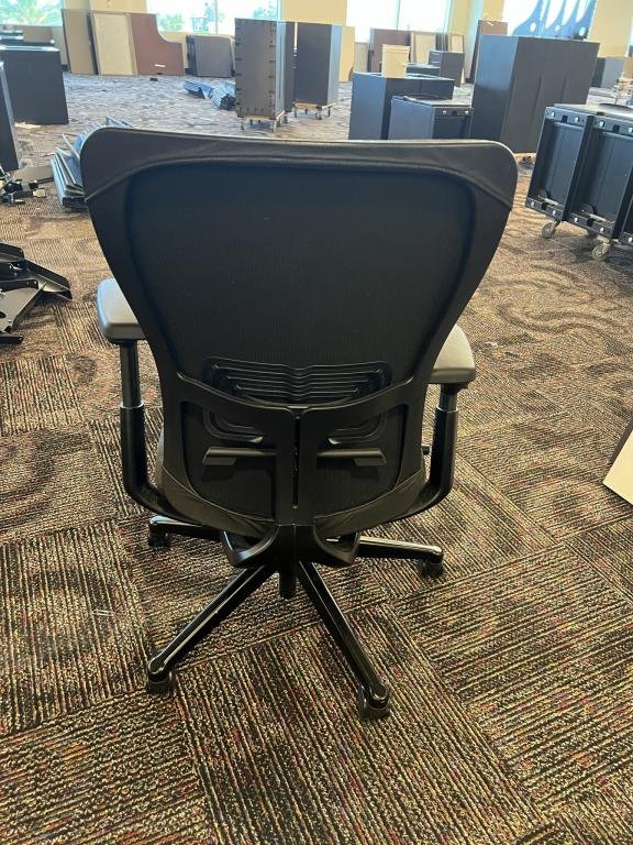 Haworth Zody Chair W/Cover Black and Charcoal