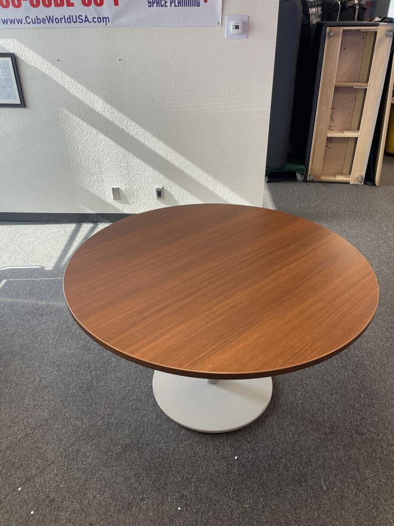 Steelcase Medium Tone Round Lounge Table