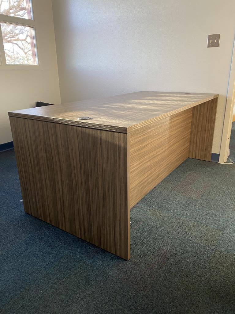 Walnut 6x3 Executive Desk 2 PED IN 6 finishes