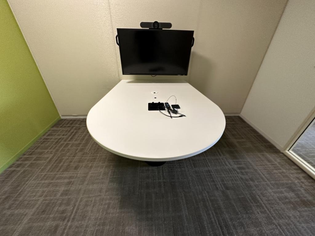 Steelcase 6ft Huddle Room Black and White
