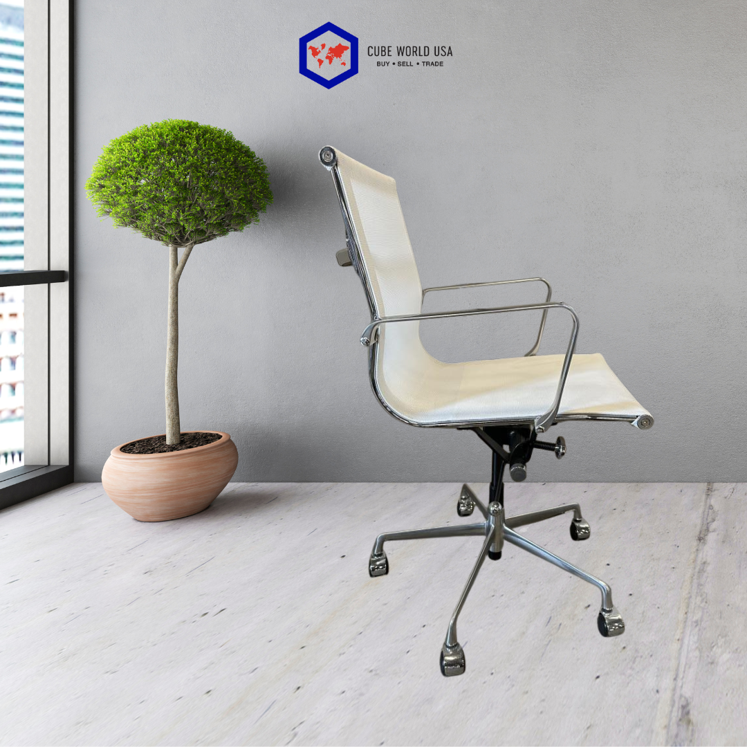 Eames Inspired High Quality White Mesh Chair