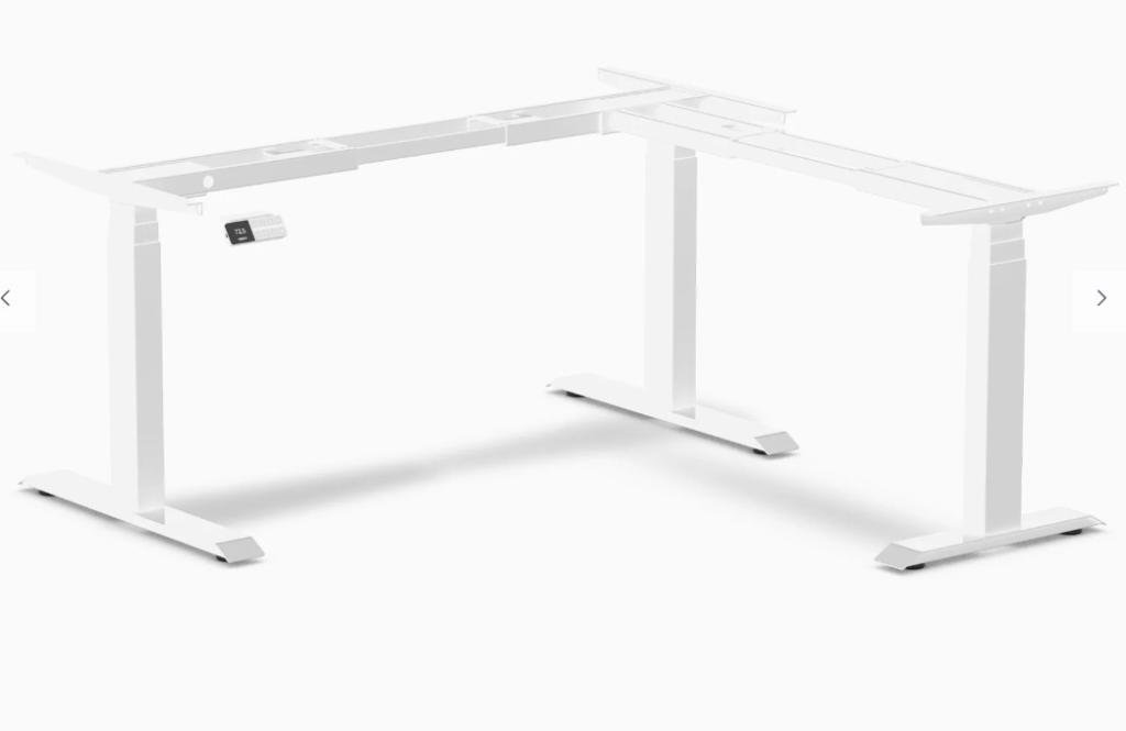 Friant Black Height Adjustable L Shape Base