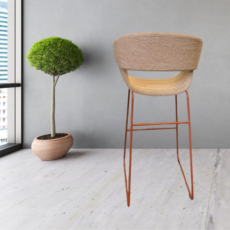 Blue Dot Racer sunburst seat and peach frame