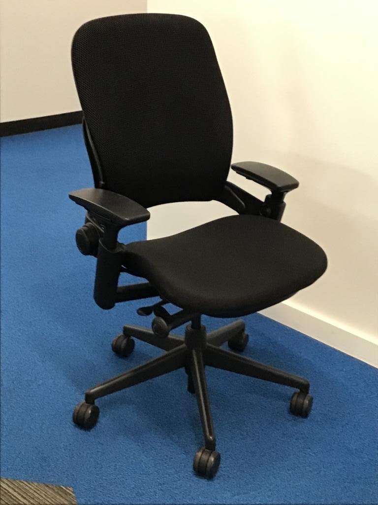 Steelcase Leap V2 Black Fully Loaded