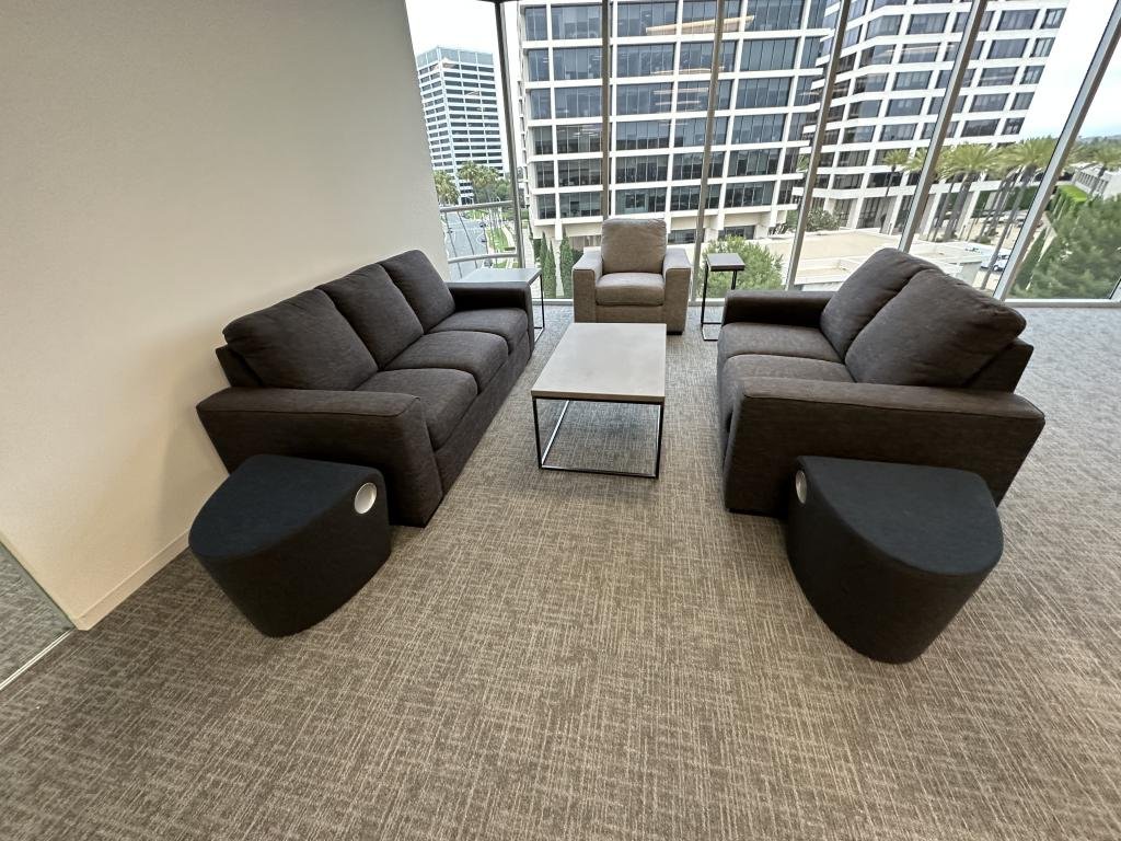 Living Spaces Grey & Neutral 3 piece set