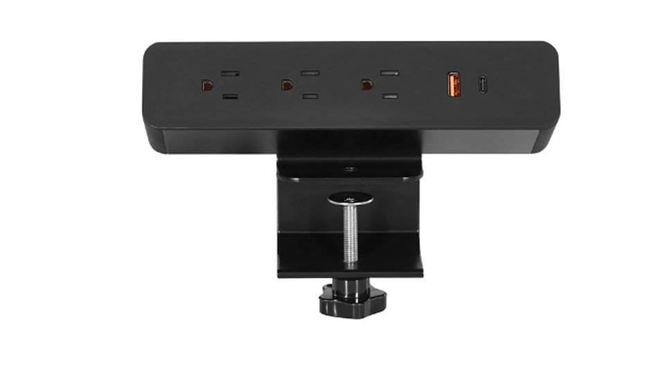 Black or White Power Charger Clamp-Mount