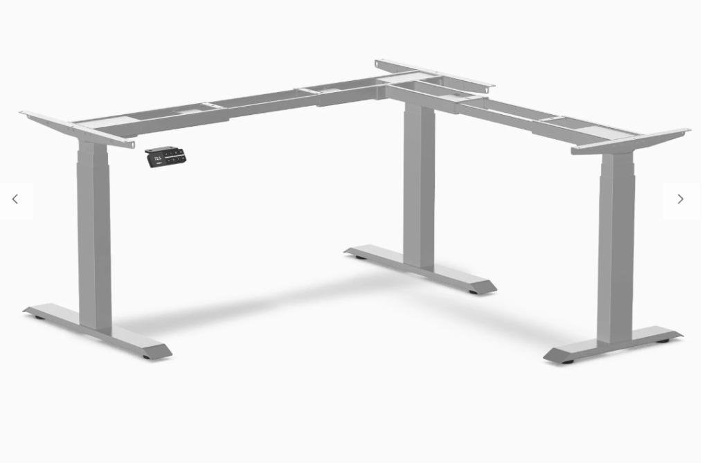 Friant Black Height Adjustable L Shape Base