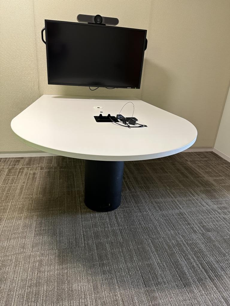 Steelcase 6ft Huddle Room Black and White