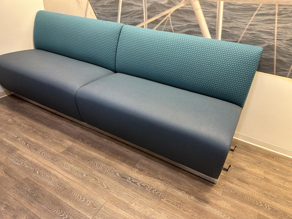 Teal & Blue 5 piece Gunlocke Modular Banquet