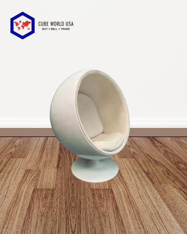 Men In Black Egg Shape Style Chair White