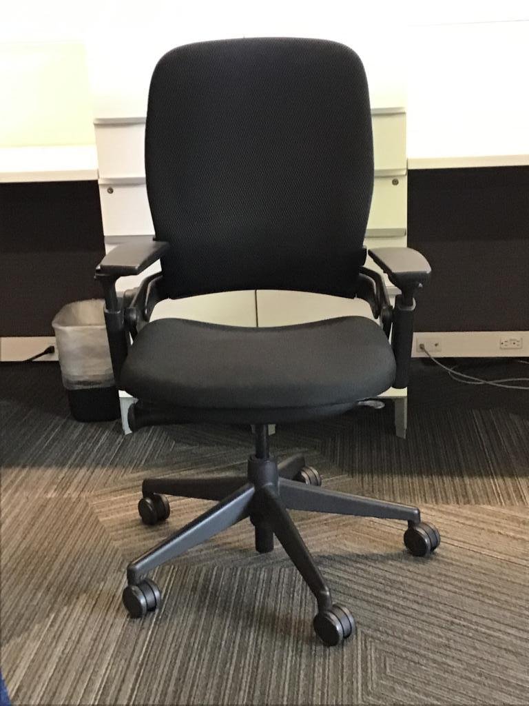 Steelcase Leap V2 Black Fully Loaded