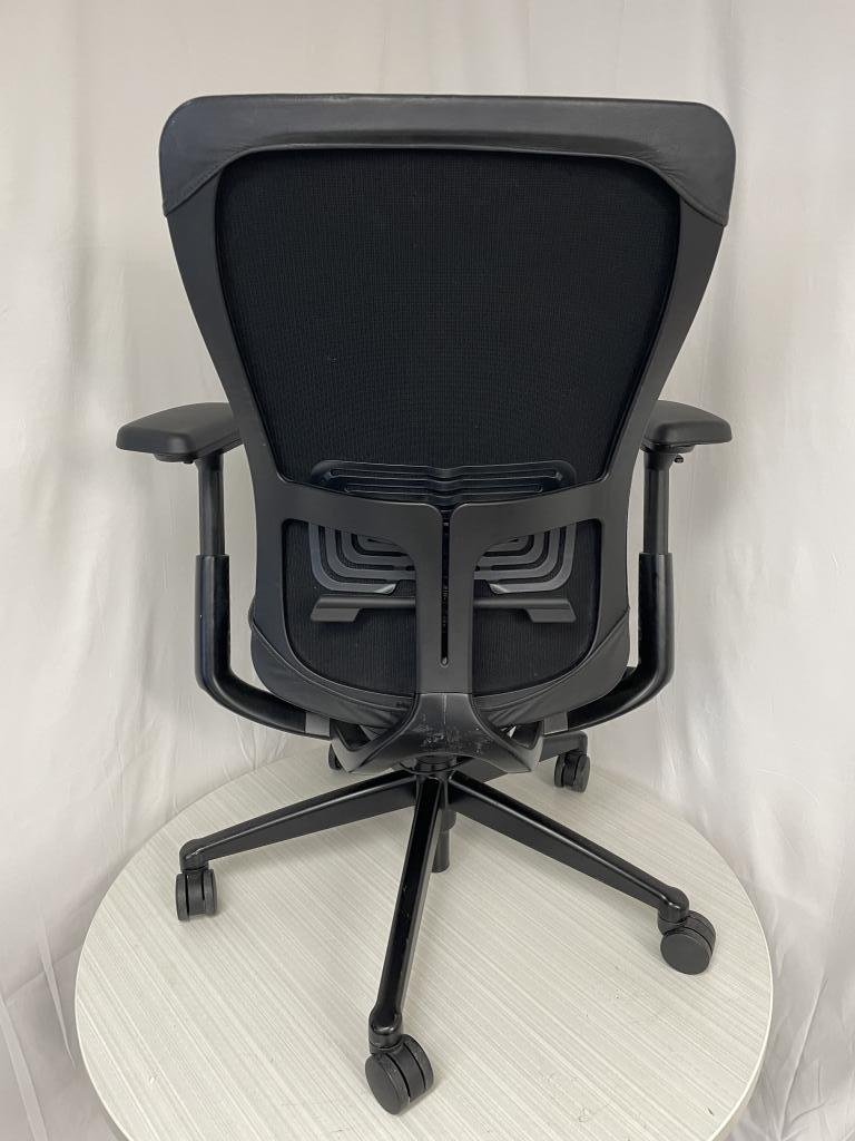 Haworth Zody Chair W/Cover Black and Charcoal