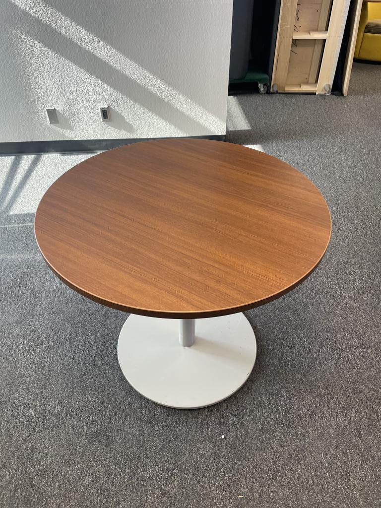 Steelcase Medium Tone Round Lounge Table