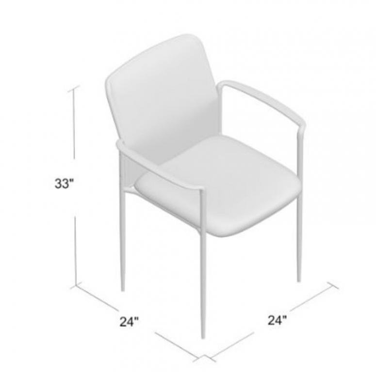 Boss stackable Mesh Guest Black Guest Chair