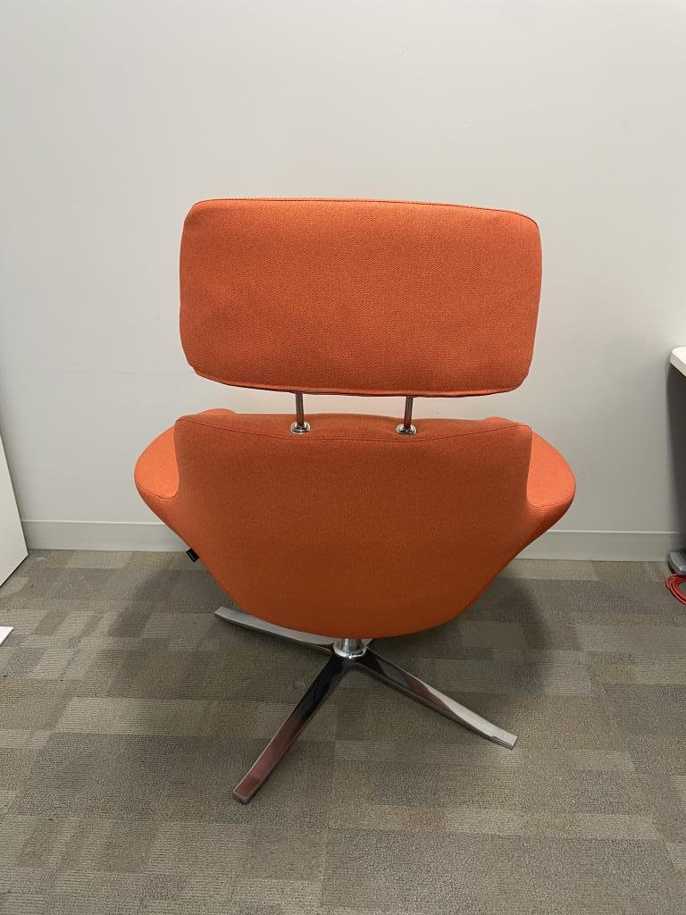 Steelcase Bob Coalesse With Headrest Orange