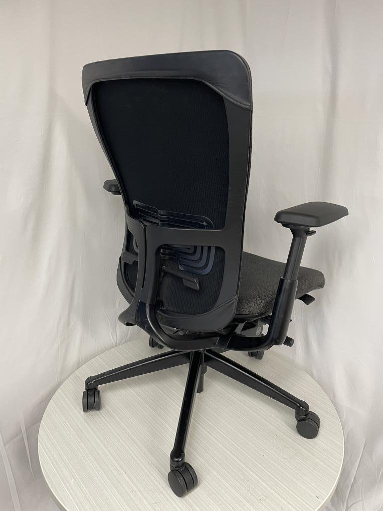 Haworth Zody Chair W/Cover Black and Charcoal