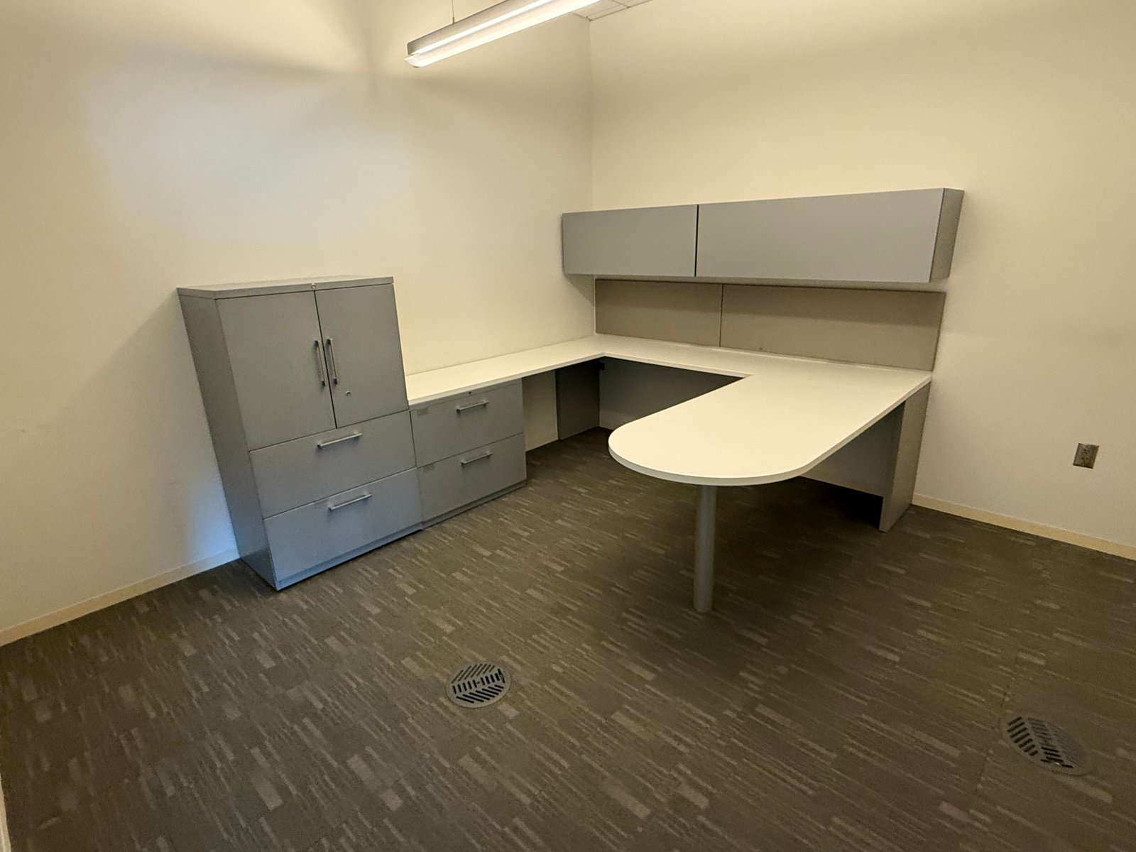 Haworth Executive Office Sets Fully Loaded U Shape With Storage