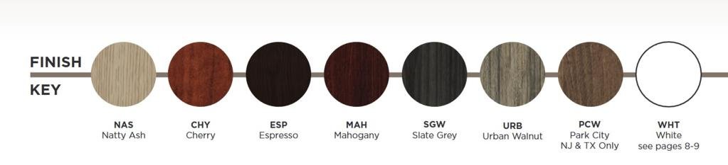 Friant Black Base 7 Top Finish Options