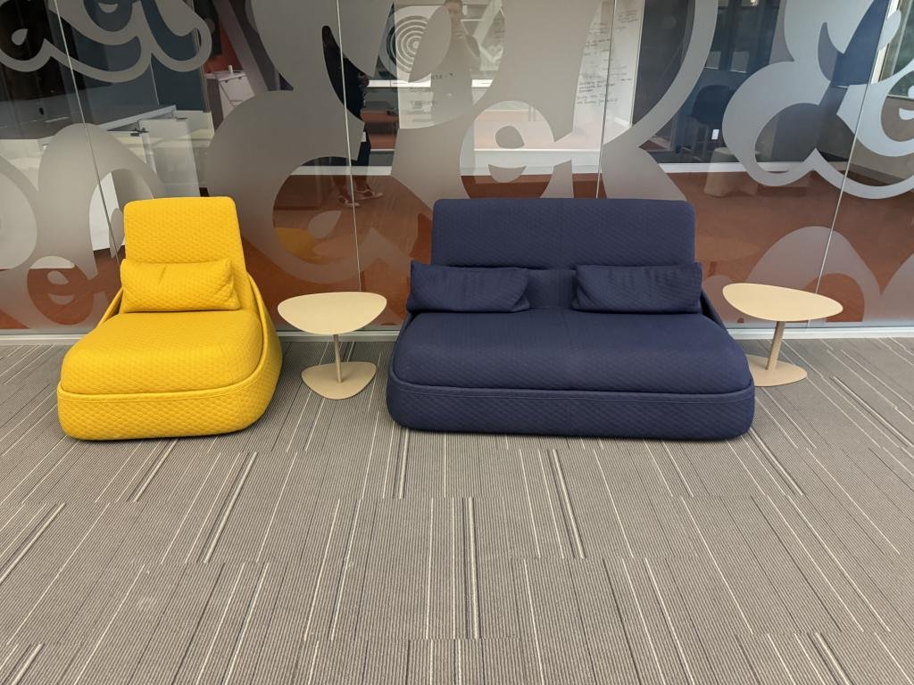Coalessse Hosu Pandora Yellow Lounge Chair