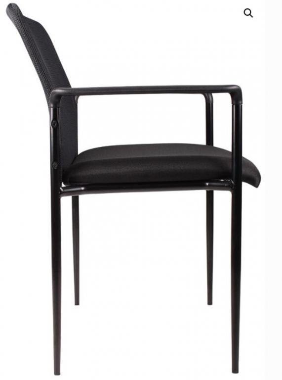 Boss stackable Mesh Guest Black Guest Chair