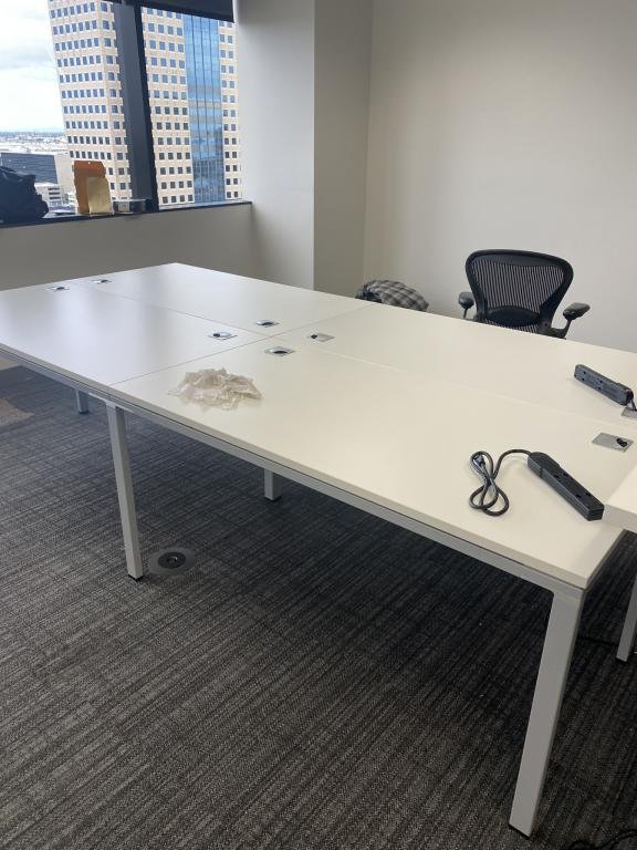 Simple System Desk 5' x 30" 4 Pack w/No Peds