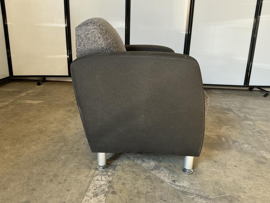 Highpoint Grey and Black Lounge Chair