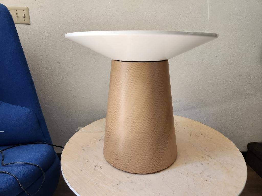 Steelcase Turnstone Campfire Table with Glass