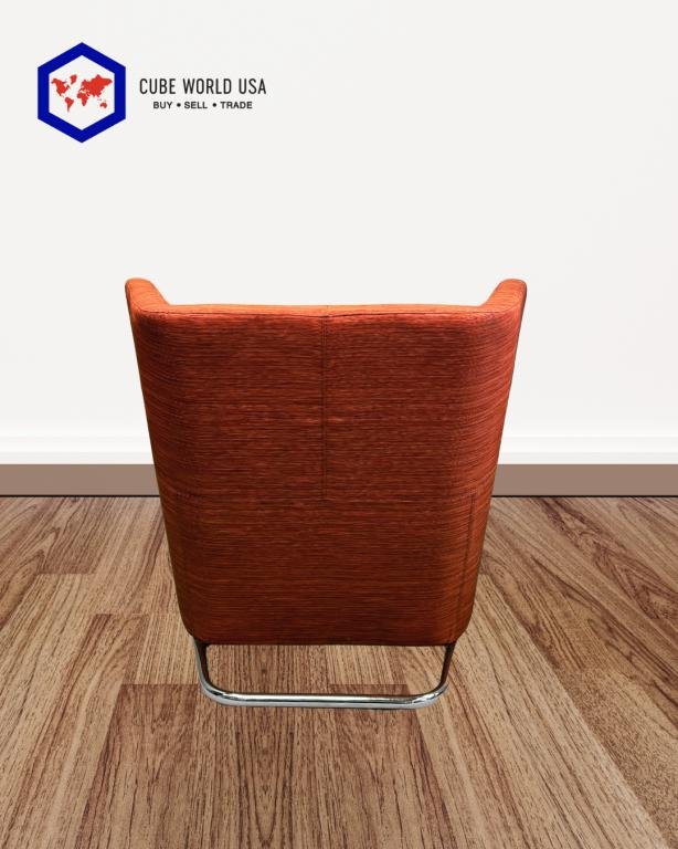 Keilhauer Talk 8701 Red Mid Back Lounge Chair