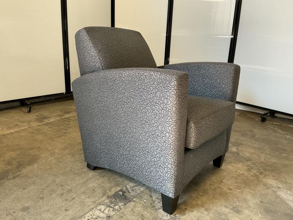 Highpoint Grey Lux Executive Lounge Chair