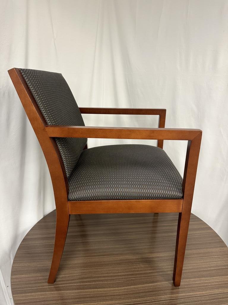 OFS Cherry and Neutral Guest Chair Veneer