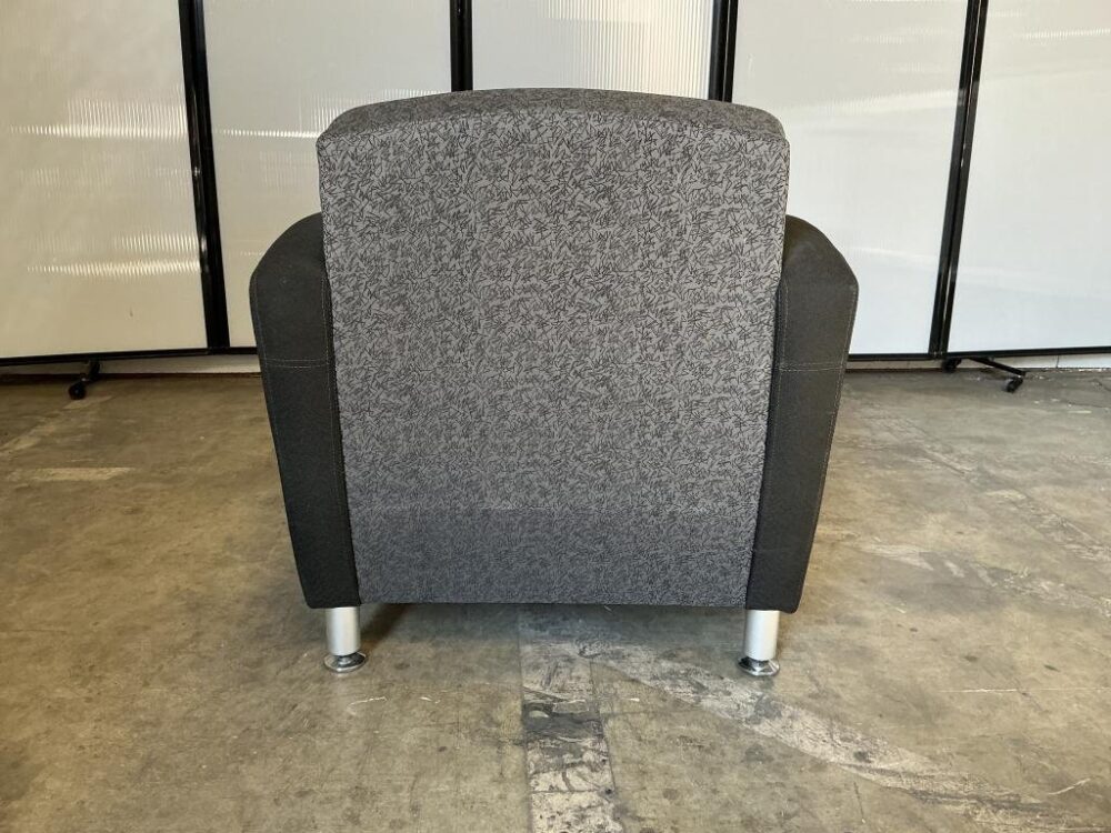 Highpoint Grey and Black Lounge Chair