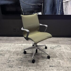 Herman Miller Setu Green Mesh Conference Chair