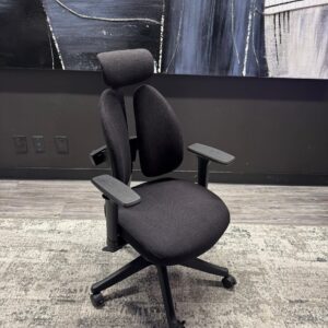 Flexi Black Task Chair with Headrest