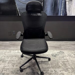 Flexi Black Executive Task Chair with Headrest