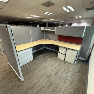 6’x6’ or 6’x8’ @ 62" TallHerman Miller A02 Silver and White