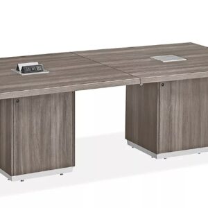 Prestige Driftwood Powered Conference Table Powered 8'x4'