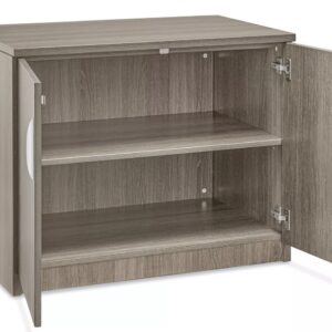 Uptown Two Shelf Storage Cabinet 3'Wx22"Dx30"T