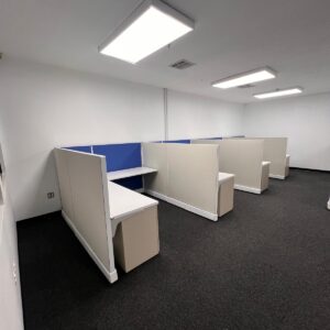 6x6x53T Herman Miller A02 in Pure White and Blue