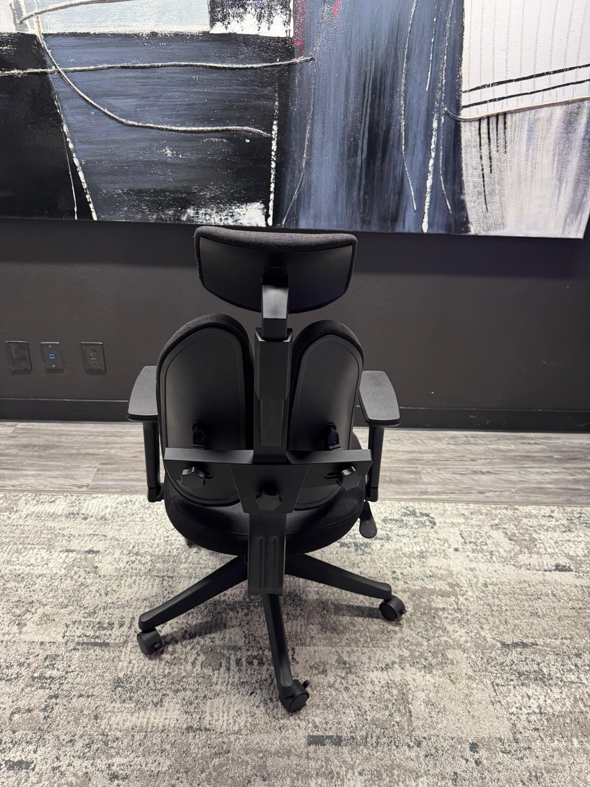 Flexi Black Task Chair with Headrest