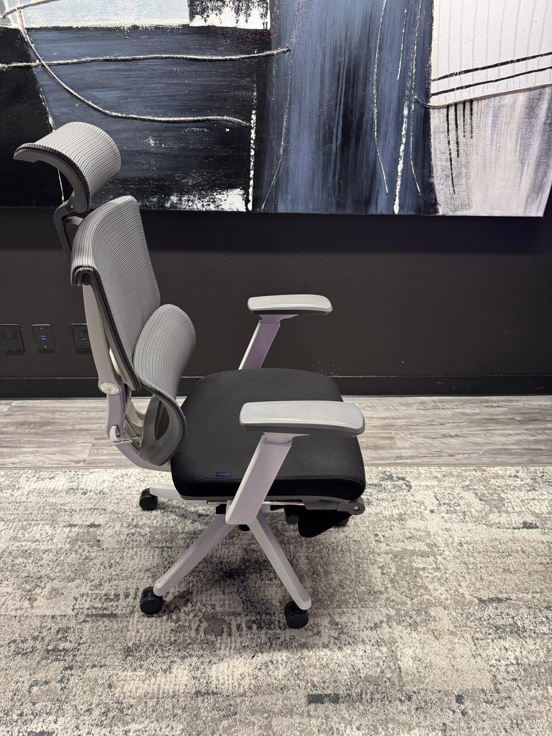 Flexi Grey Task Chair with Headrest