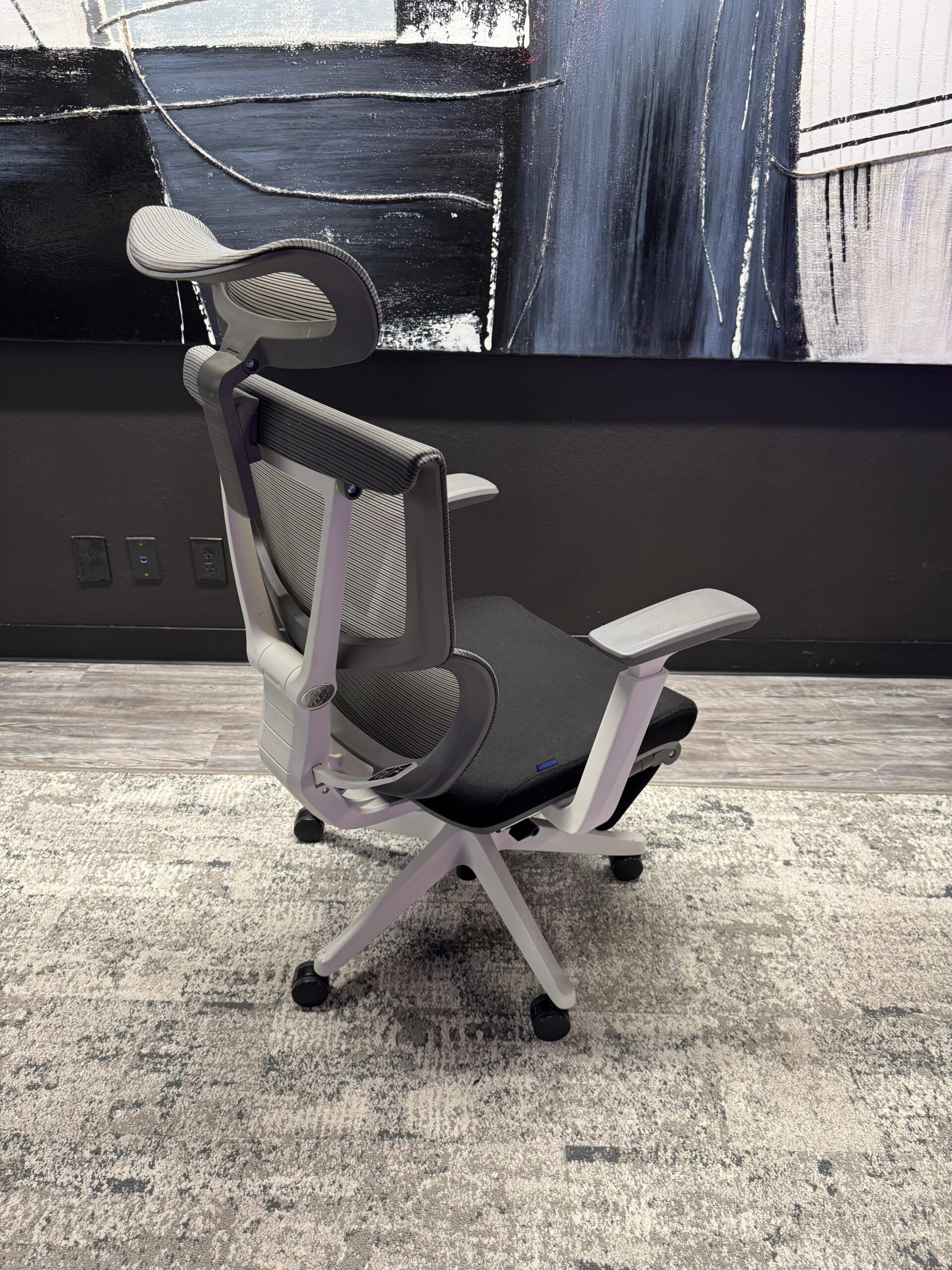 Flexi Grey Task Chair with Headrest