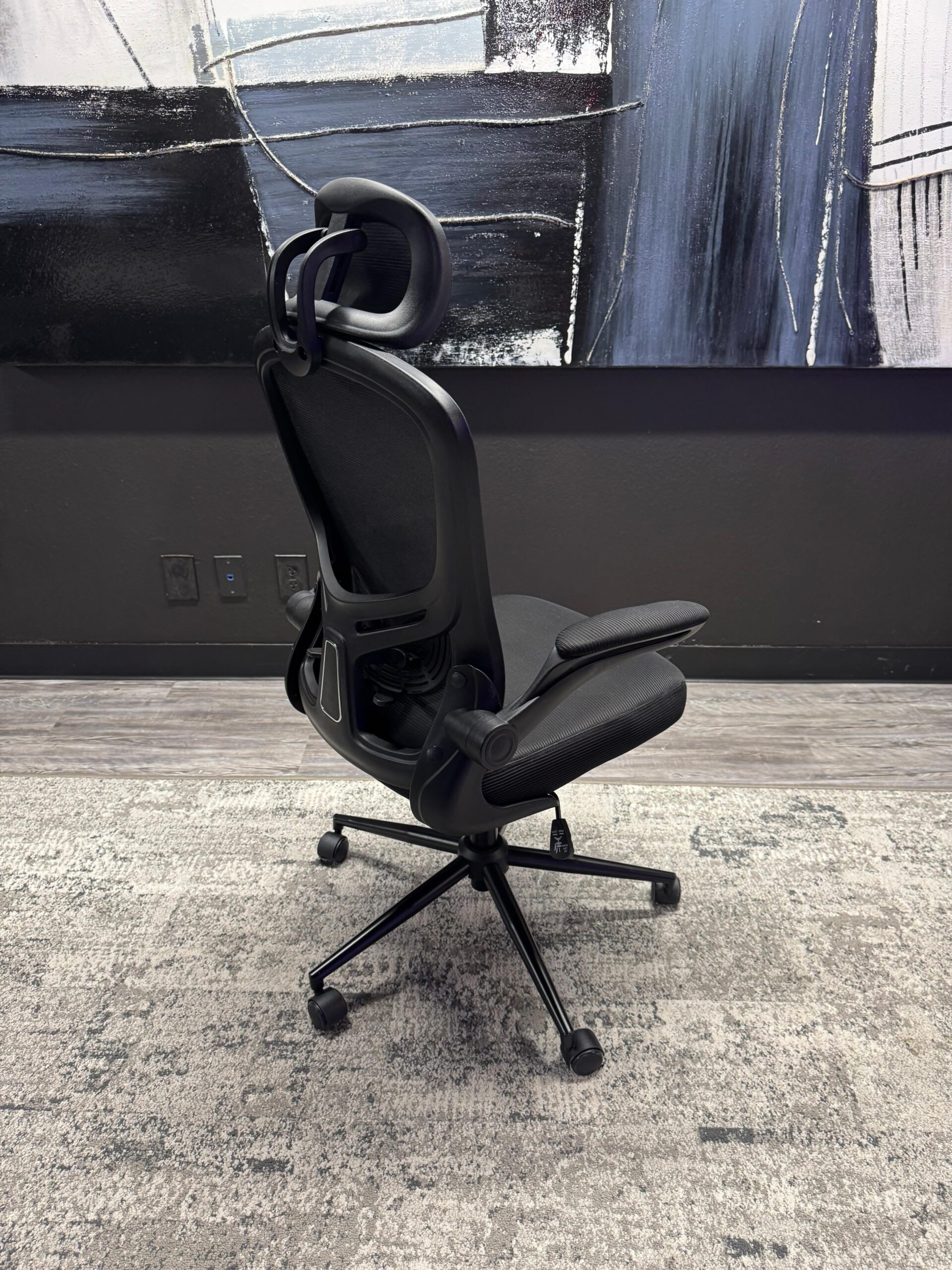 Flexi Black Executive Task Chair with Headrest