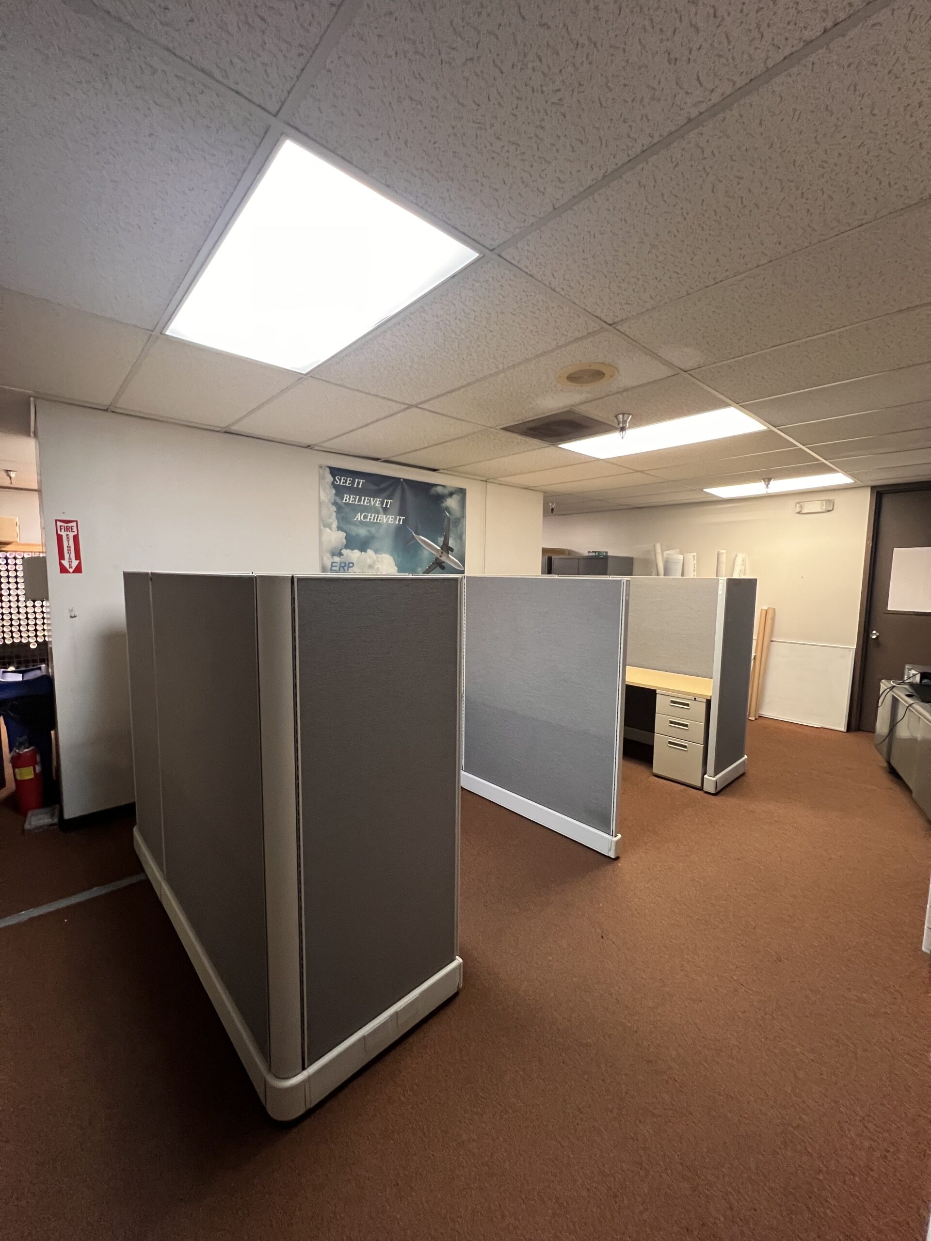 Herman Miller A02 Silver and White 6’x6’ or 6’x8’ @ 62" Tall