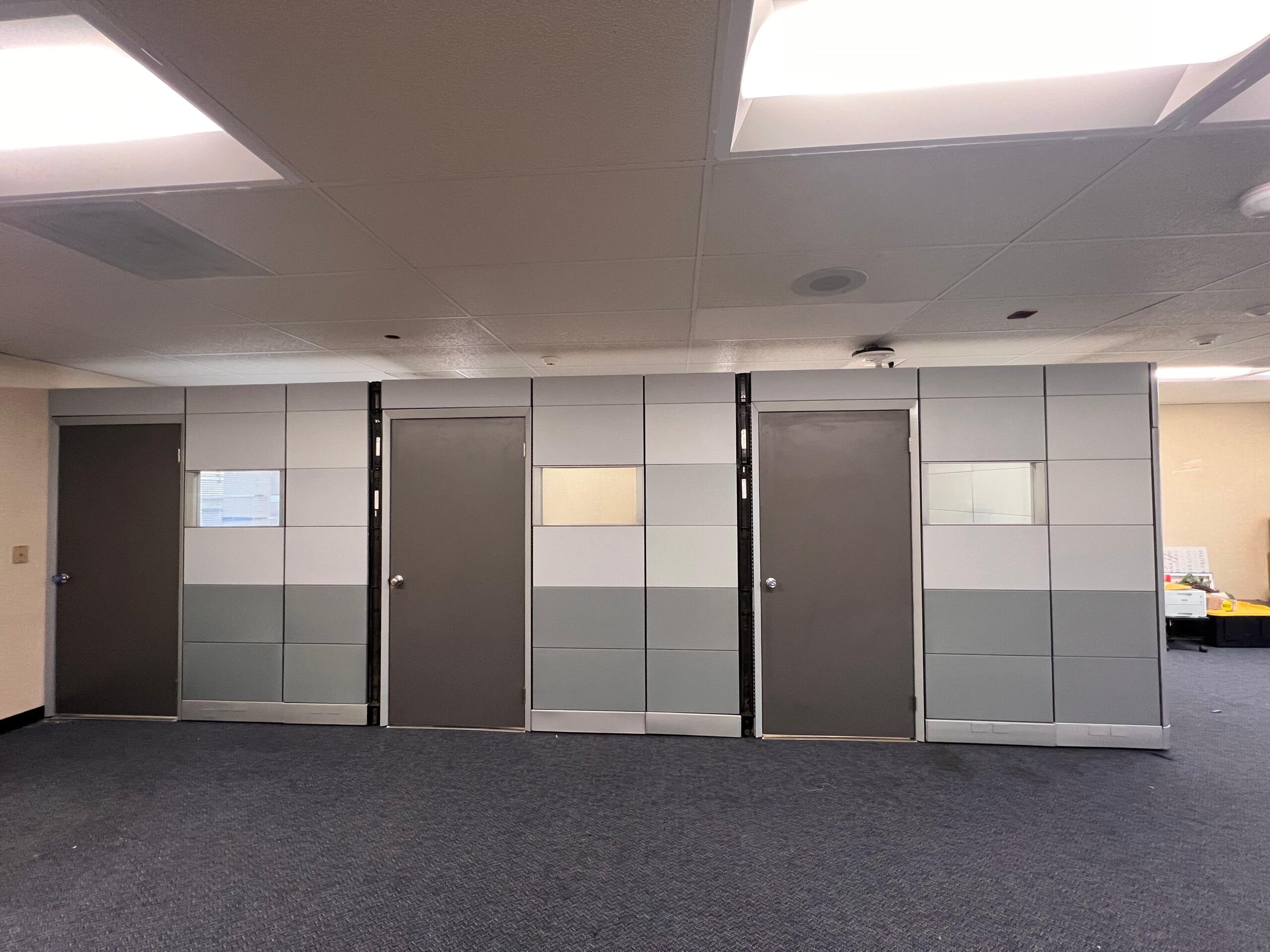 Ethospace Private Offices 94” tall in White and Gray