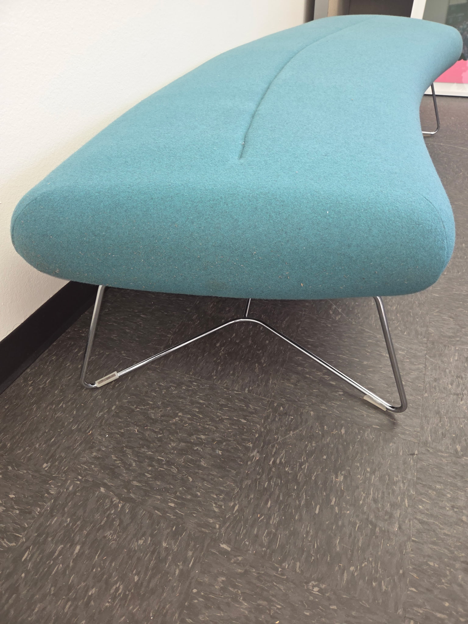 Allermuir Teal Ottoman Bench Lounge