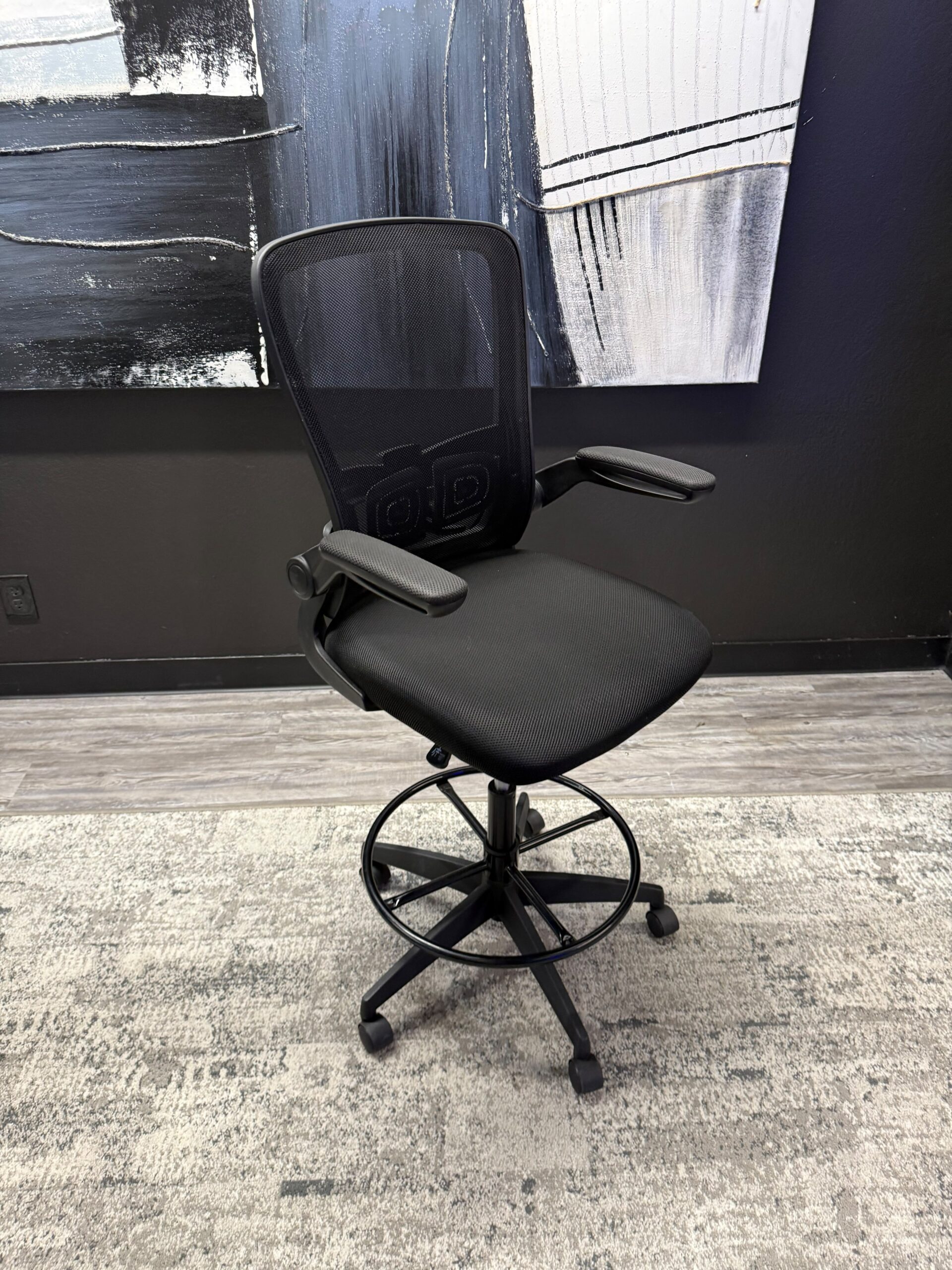 OFS Black Bar Stool