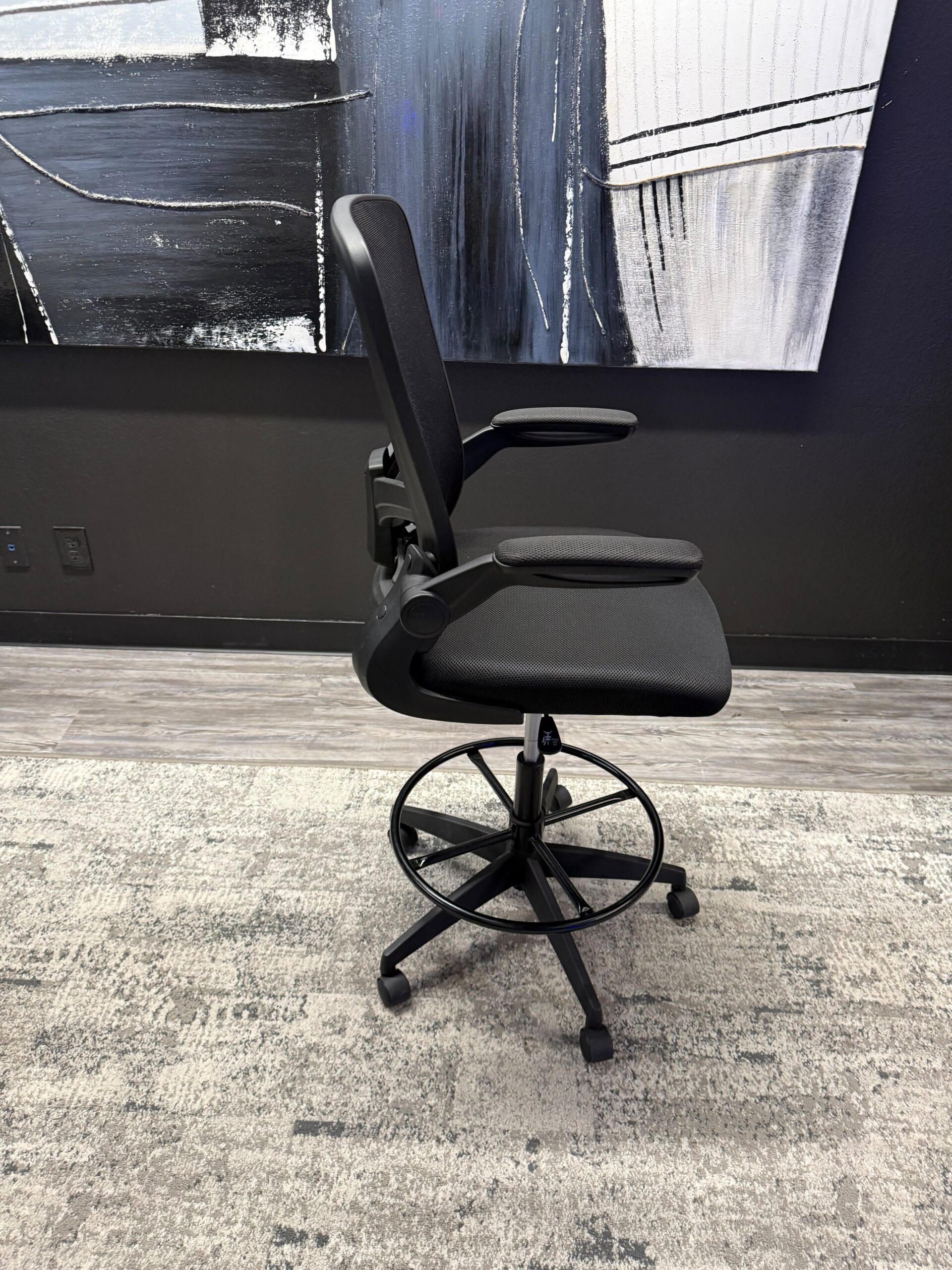 OFS Black Bar Stool