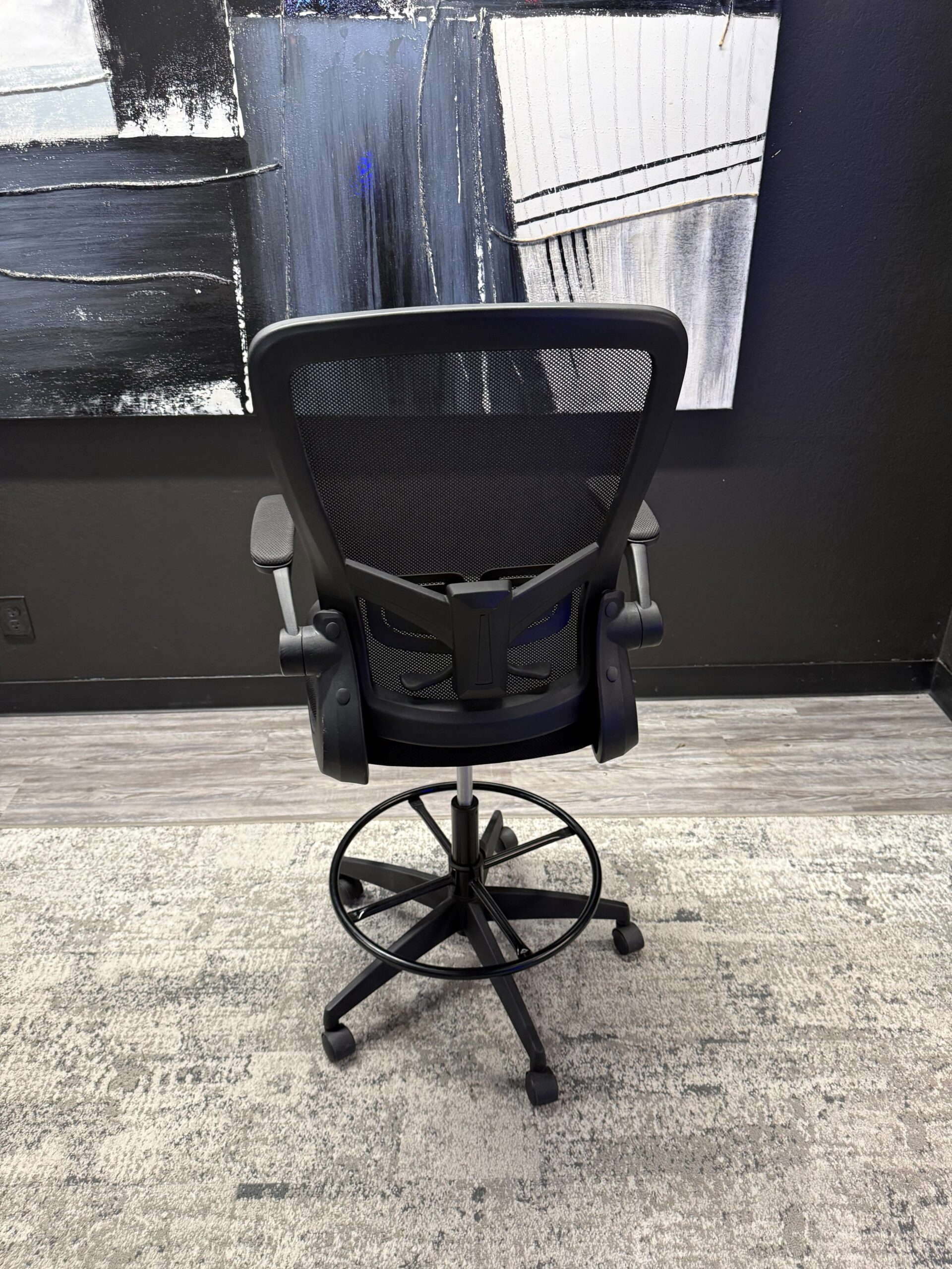 OFS Black Bar Stool