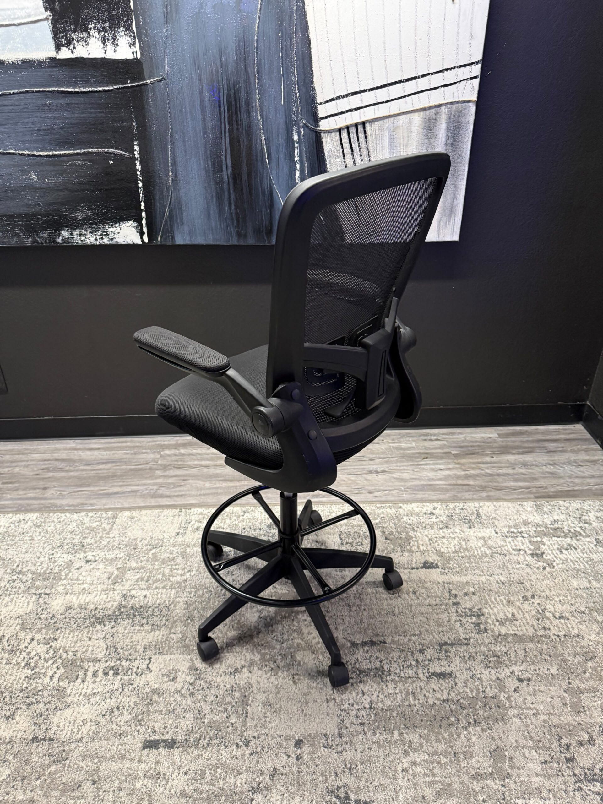 OFS Black Bar Stool